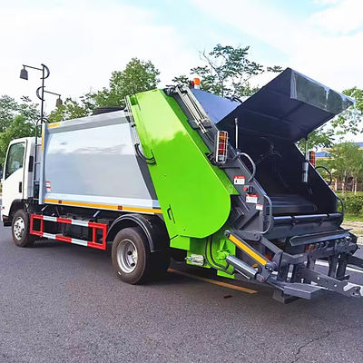 ISUZU châssis 10m3 compacteur camion poubelles poubelles collecteur de poubelles camion de décharge 8 tonnes