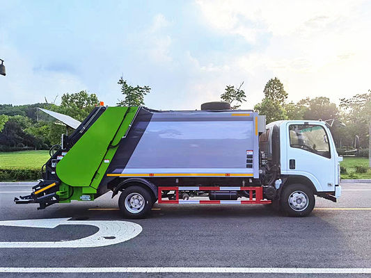 ISUZU châssis 10m3 compacteur camion poubelles poubelles collecteur de poubelles camion de décharge 8 tonnes