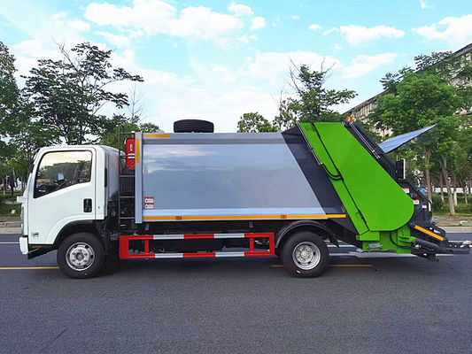 ISUZU châssis 10m3 compacteur camion poubelles poubelles collecteur de poubelles camion de décharge 8 tonnes