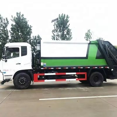 Chinois Dongfeng 12m3 compacteur camion poubelle déchets concasseur de déchets camion 4x2