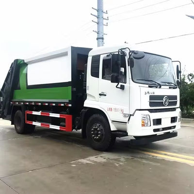 Chinois Dongfeng 12m3 compacteur camion poubelle déchets concasseur de déchets camion 4x2