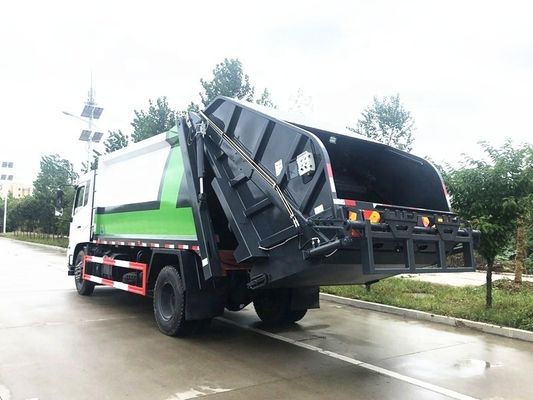 Chinois Dongfeng 12m3 compacteur camion poubelle déchets concasseur de déchets camion 4x2