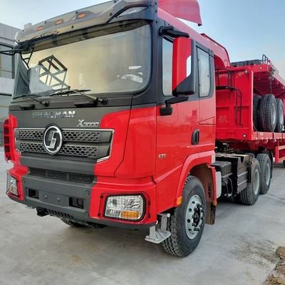 Volant gauche Shacman X3000 camion tracteur, siège double rangée tête de camion lourd