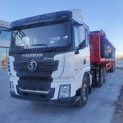 Volant gauche Shacman X3000 camion tracteur, siège double rangée tête de camion lourd