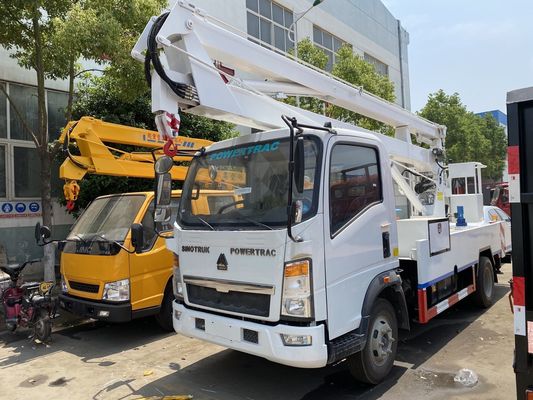 ISUZU Sinotruk Chassis camion de travail aérien 12 véhicule de travail aérien à rampe pliante avec prix d'usine