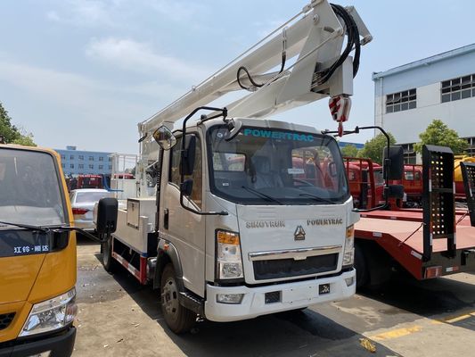 ISUZU Sinotruk Chassis camion de travail aérien 12 véhicule de travail aérien à rampe pliante avec prix d'usine