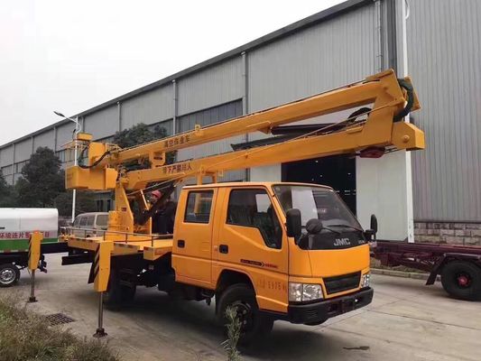 ISUZU Sinotruk Chassis camion de travail aérien 12 véhicule de travail aérien à rampe pliante avec prix d'usine