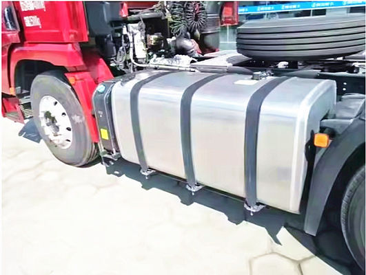 Parties de camions Shacman Assemblage de réservoir de carburant en alliage d'aluminium DZ91259550600/DZ9114552790 avec 400L/600L pour le remplacement de camions Delong