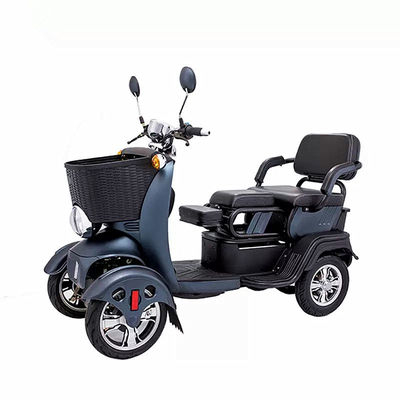 Véhicule électrique à quatre roues ménager petit scooter véhicule électrique réglable à trois places pour adultes et personnes âgées pour loisirs