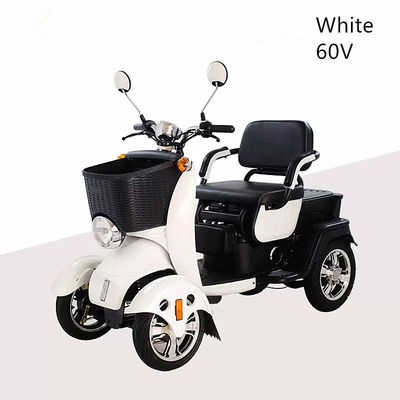 Véhicule électrique à quatre roues ménager petit scooter véhicule électrique réglable à trois places pour adultes et personnes âgées pour loisirs